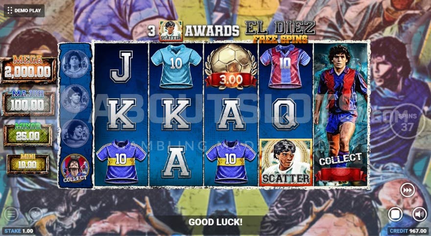 Collect Symbol on reel 5