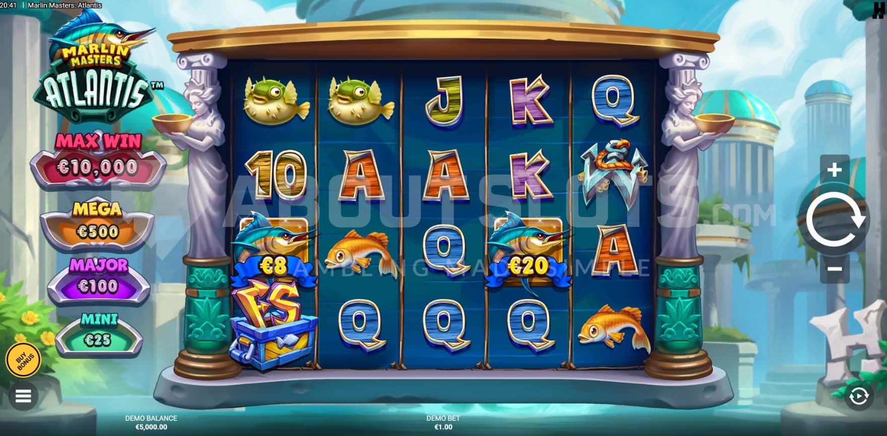 Jackpot on left side