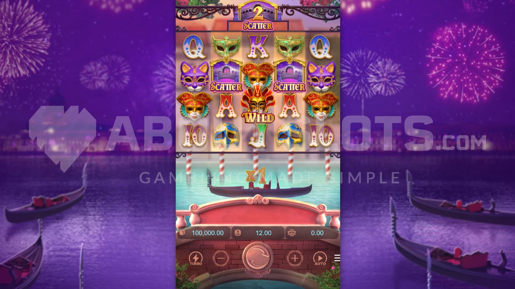 fireworks in background