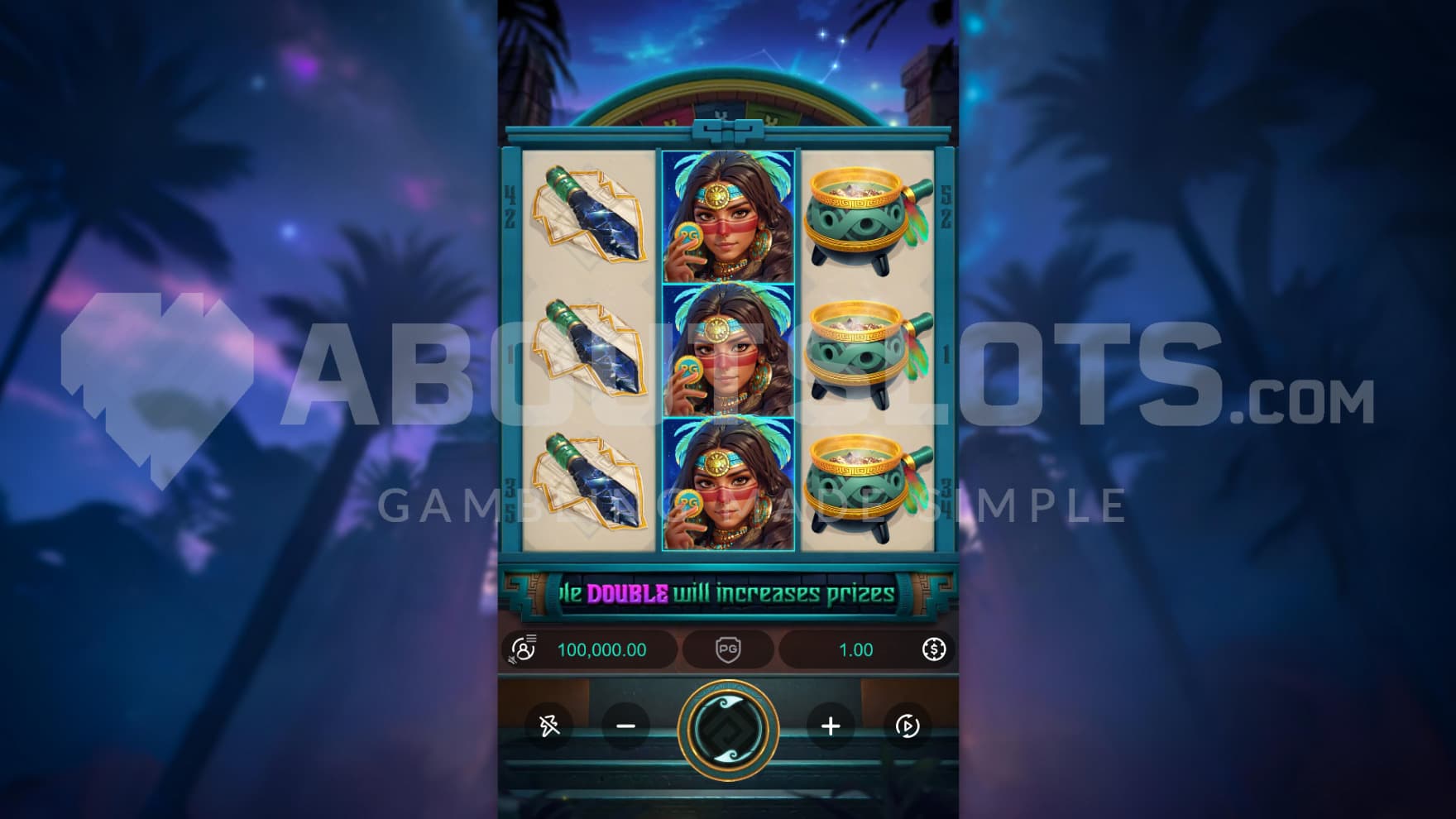 Various ritual items and the shaman are symbols in the base game