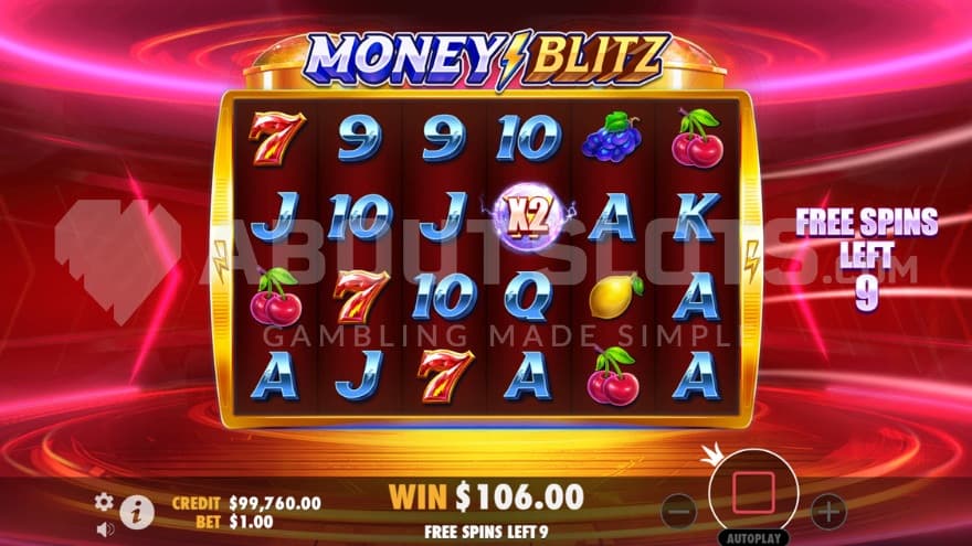 Free Spins 9 spins left