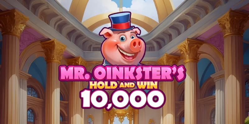 Mr. Oinkster´s Hold and Win 10,000 Banner