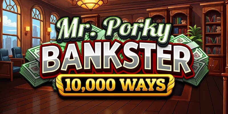 Mr. Porky Bankster 10,000 Ways Banner