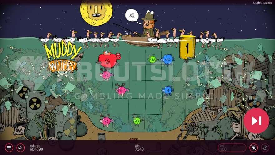 The moon comes up and a crown of birds join you as you fish