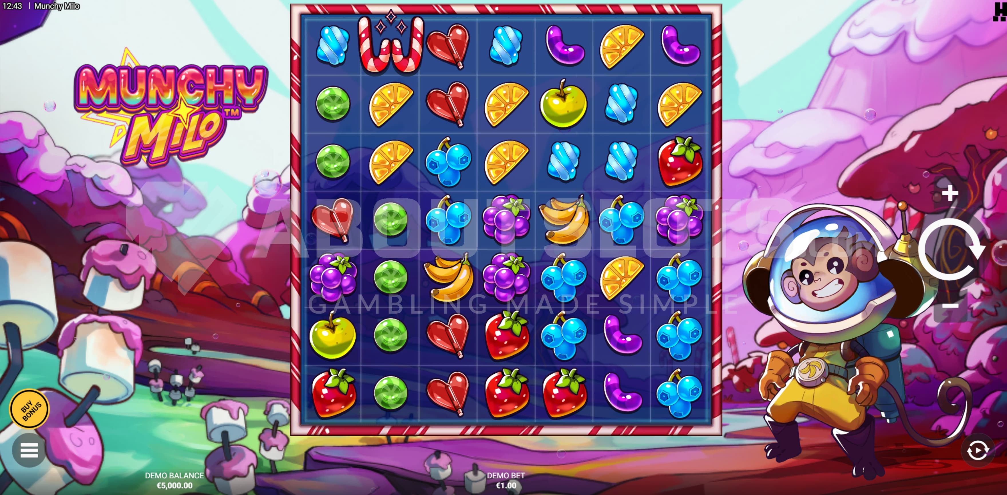 Candyland/Outer Space theme