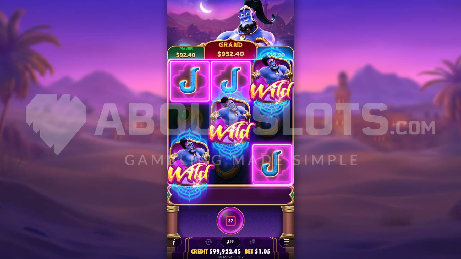 Wild Symbols Respin and hit 3 Wilds win