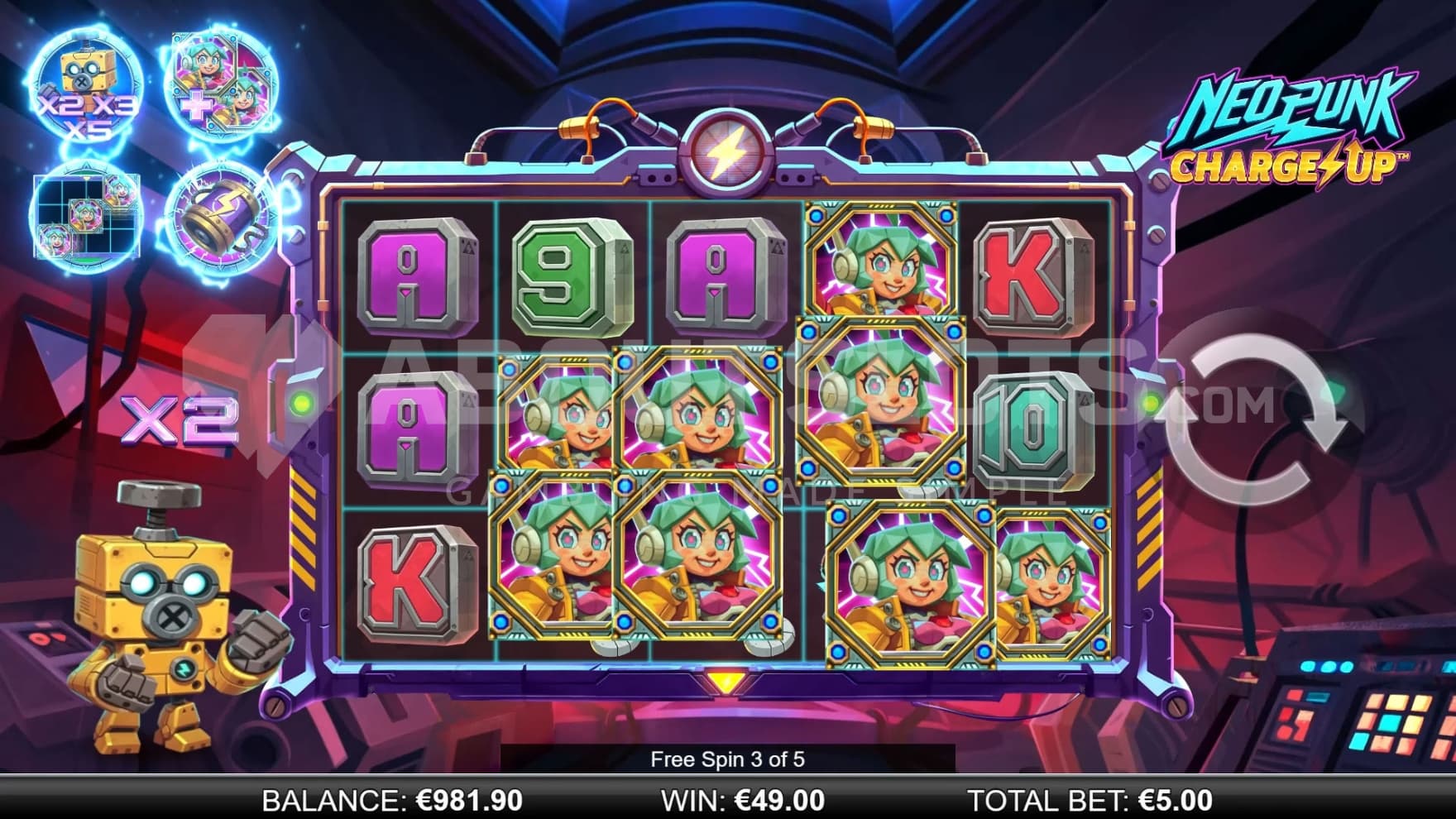 Multiplier on left side