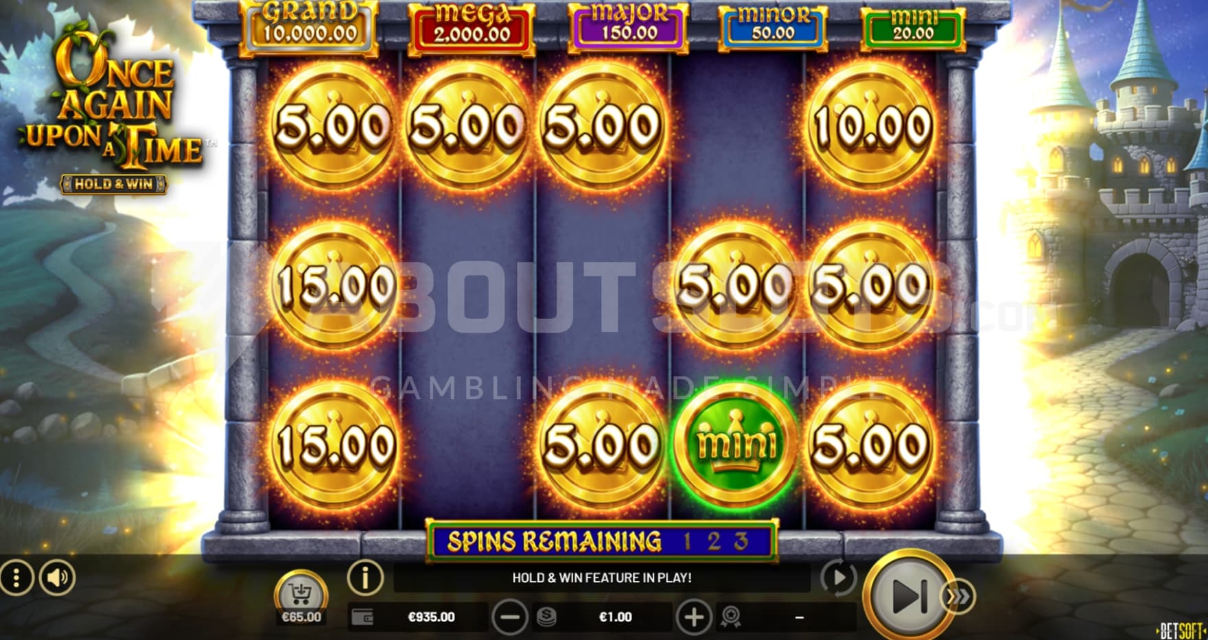 Mini Prize on reel 4