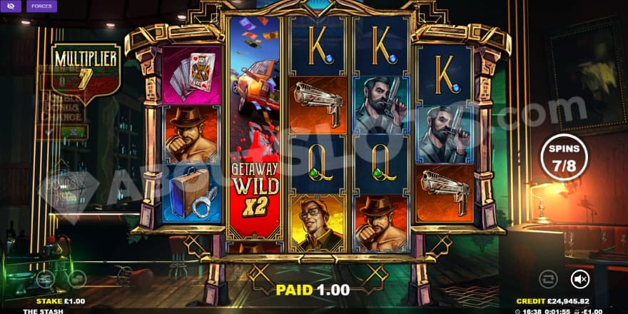 An image of the Free Spins view
