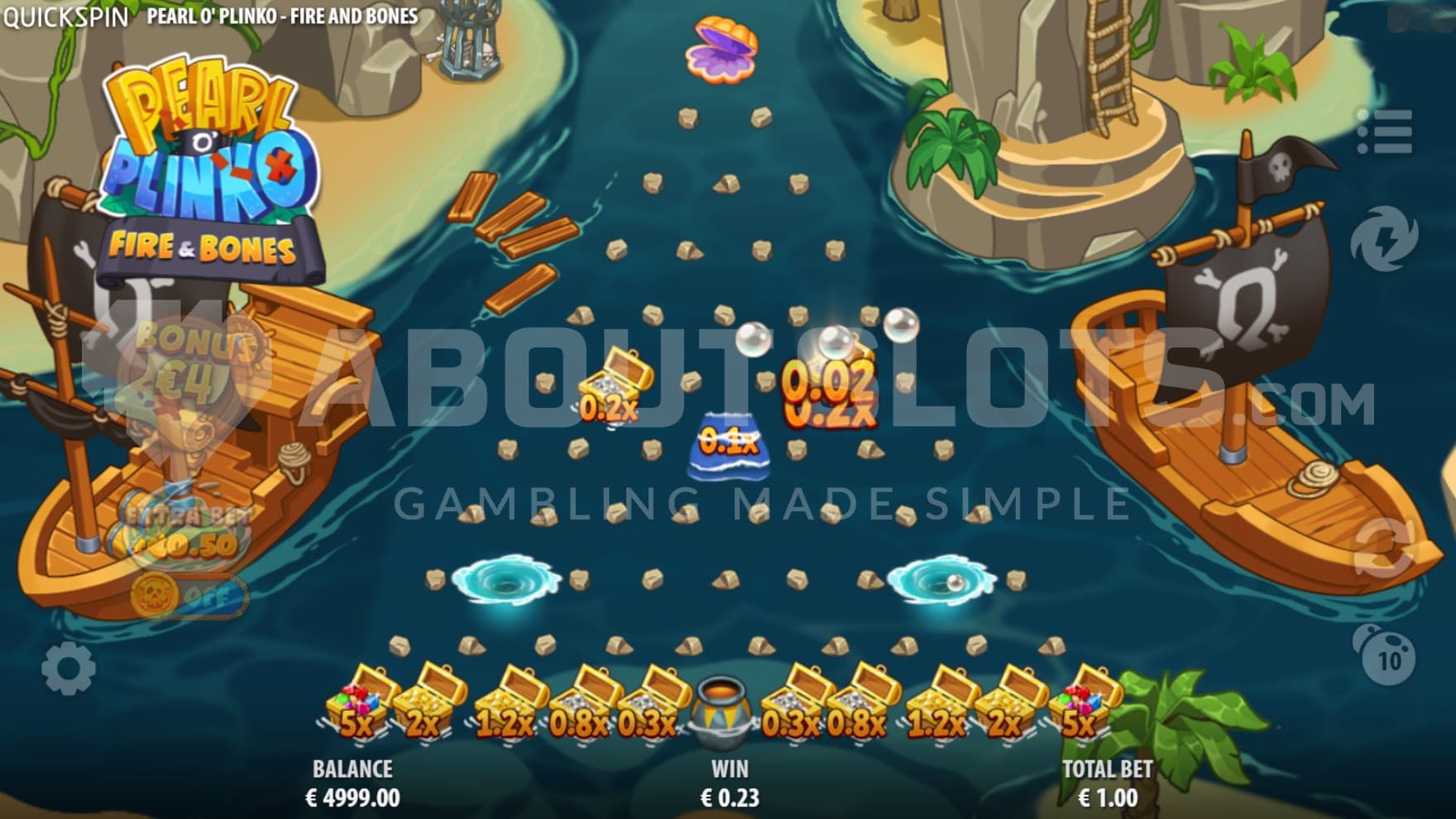 Bonus Buy on left side