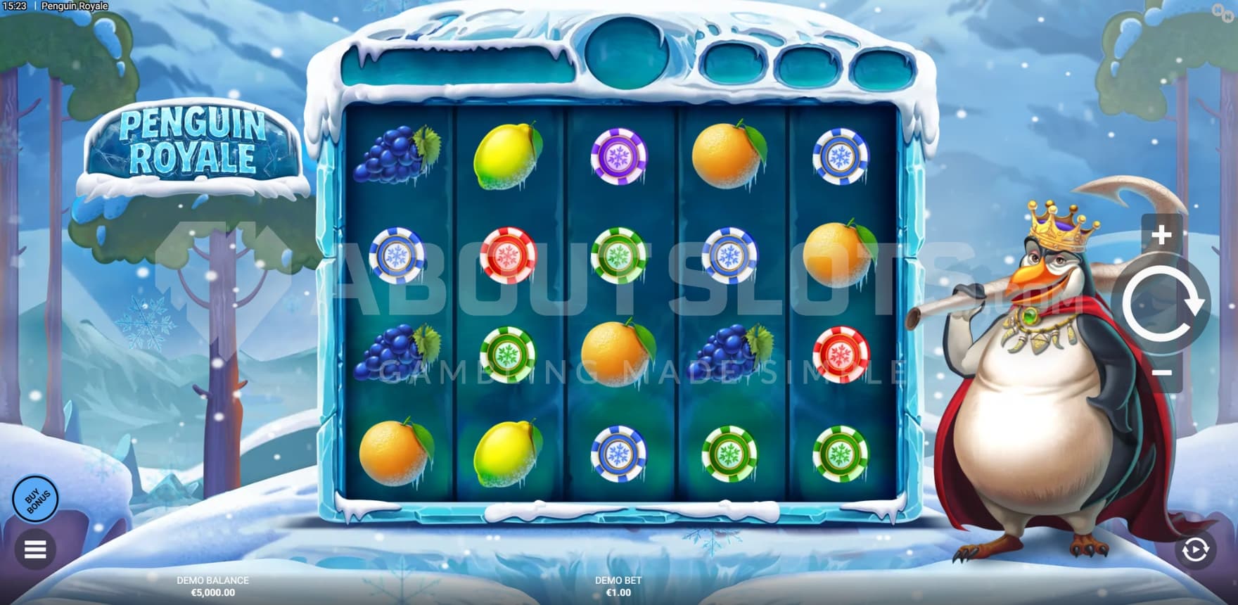 Multiplier Meter starts above reels 3