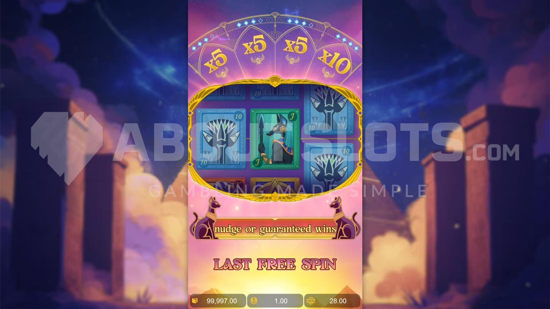 Multipliers start stacking and levelling up during the bonus game