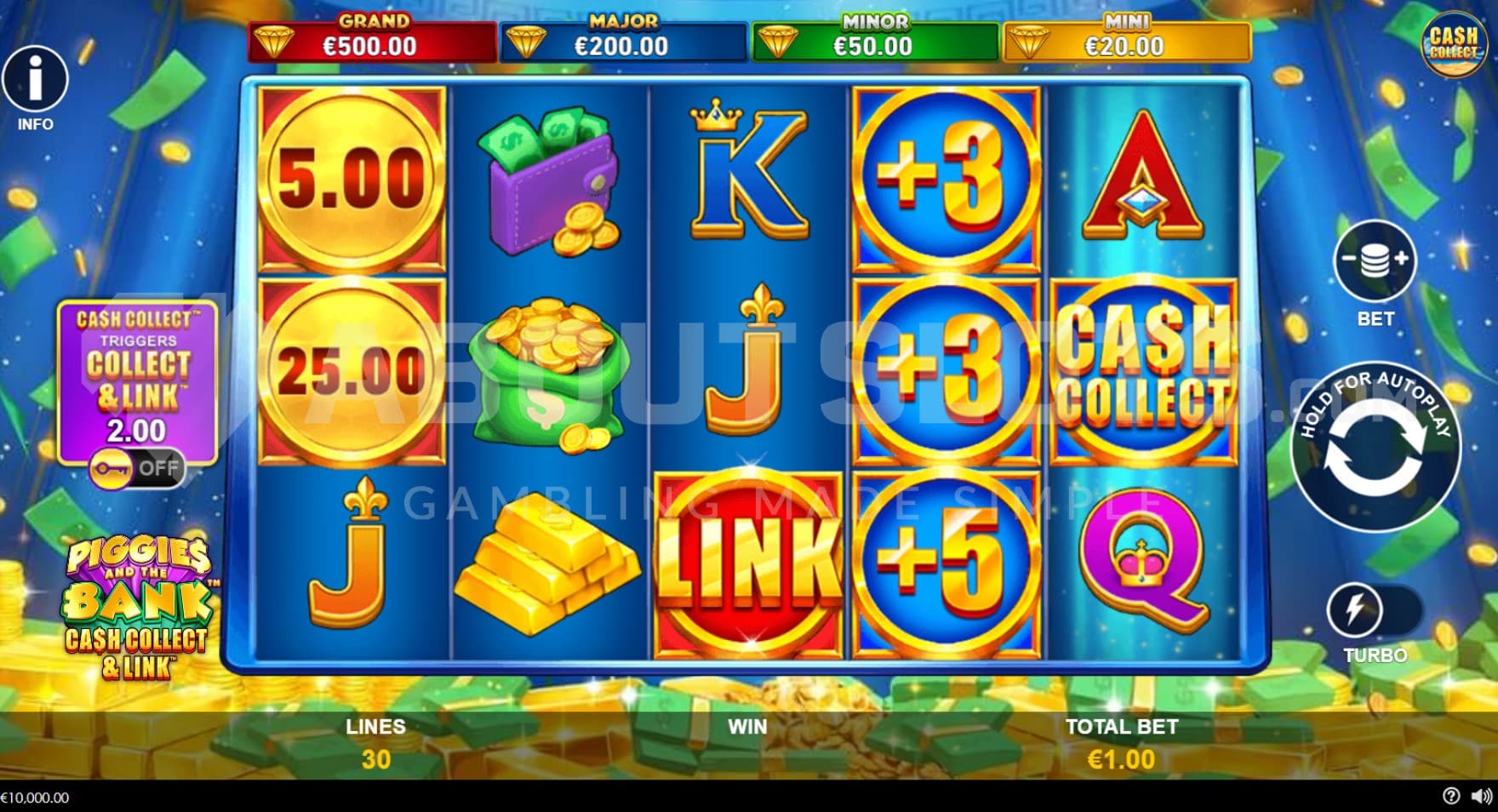 Cash Collect Symbol on reel 5