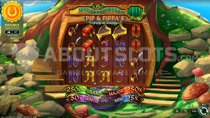 Double Chance on left side of reel