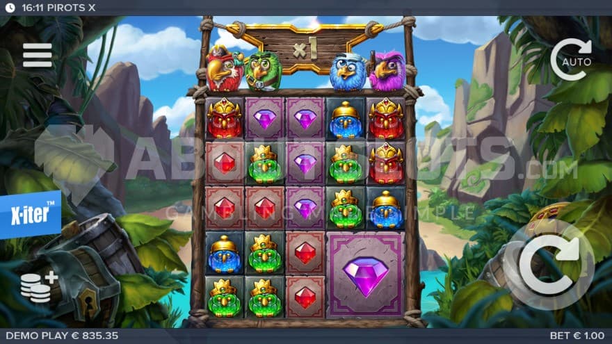 The base game with a beautiful tropical island as the backdrop