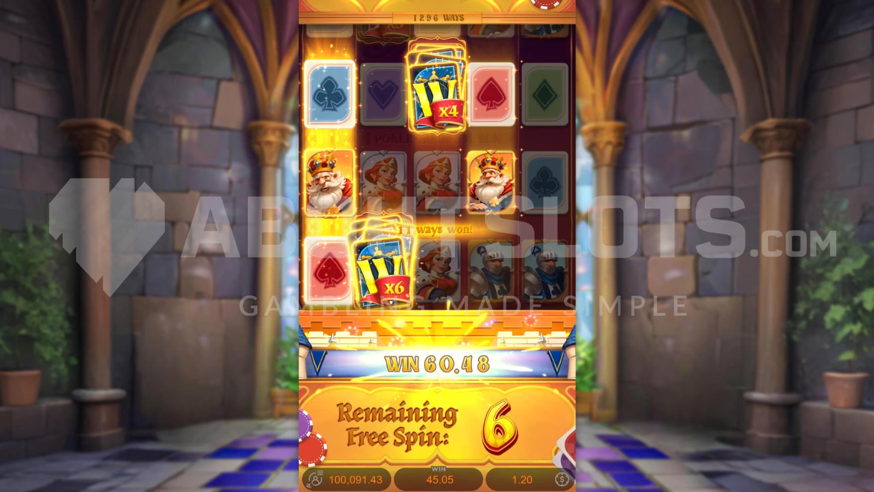 The bonus game is filled with sticky Special Symbols