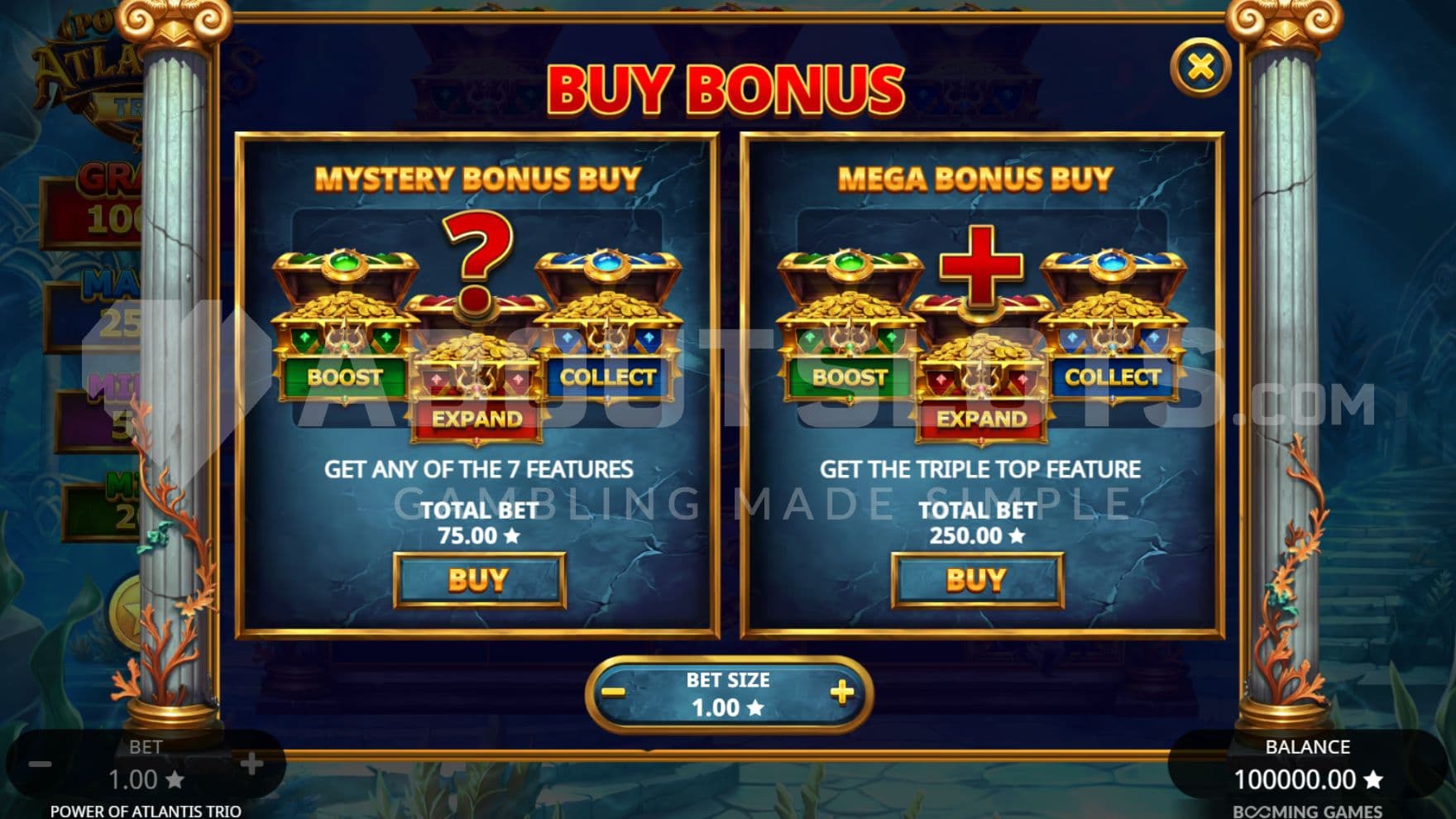2 options bonus buy