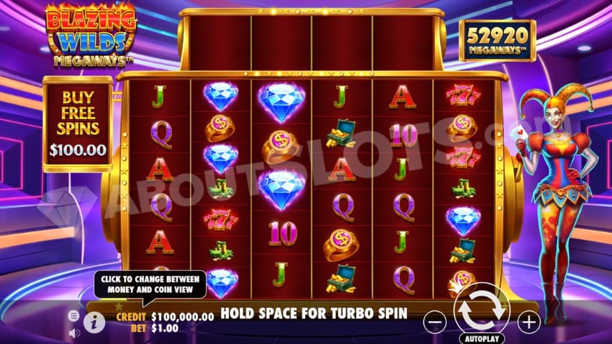 Base game where the joker is standing to the right.