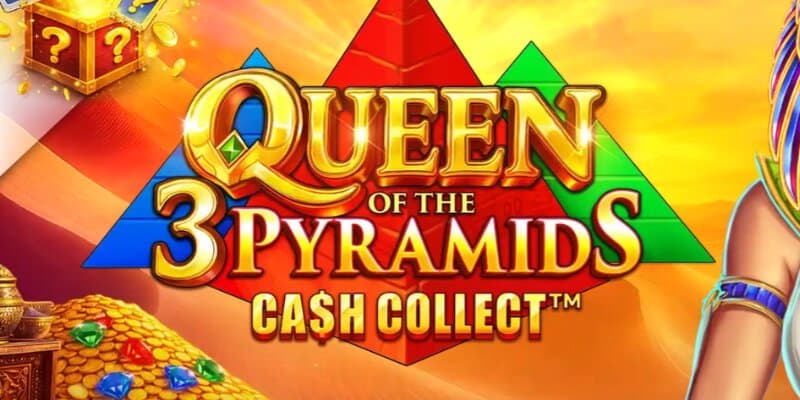 Queen of the 3 Pyramids: Cash Collect Banner