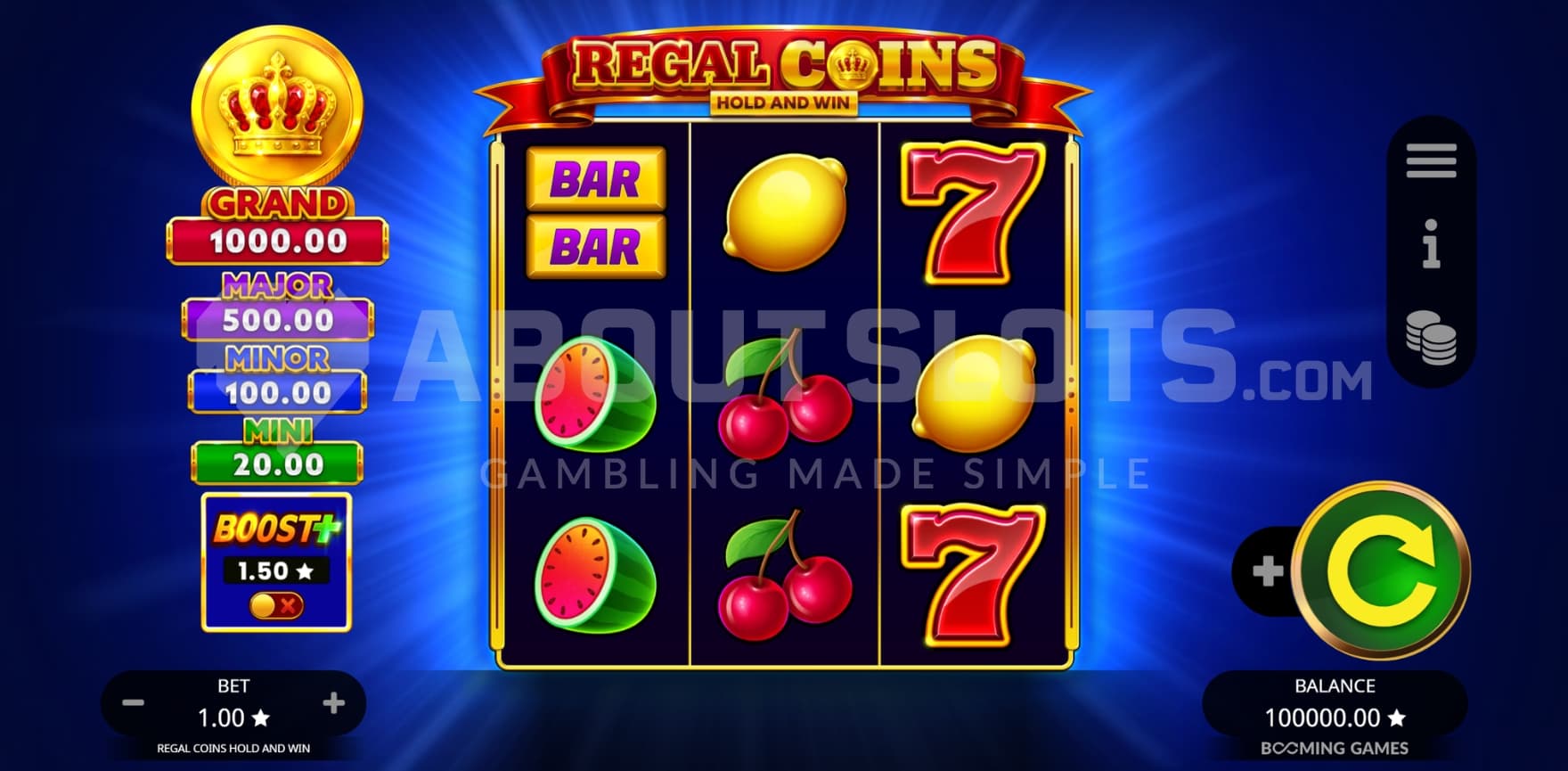 Classic slot theme