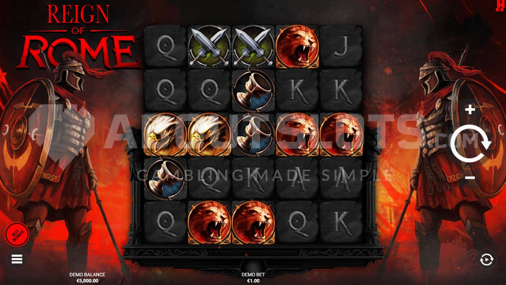 Two Roman soldiers on each side