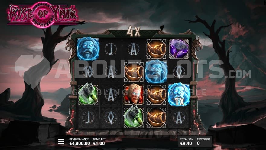 Multiplier Wilds on reels 1, 4 and 5