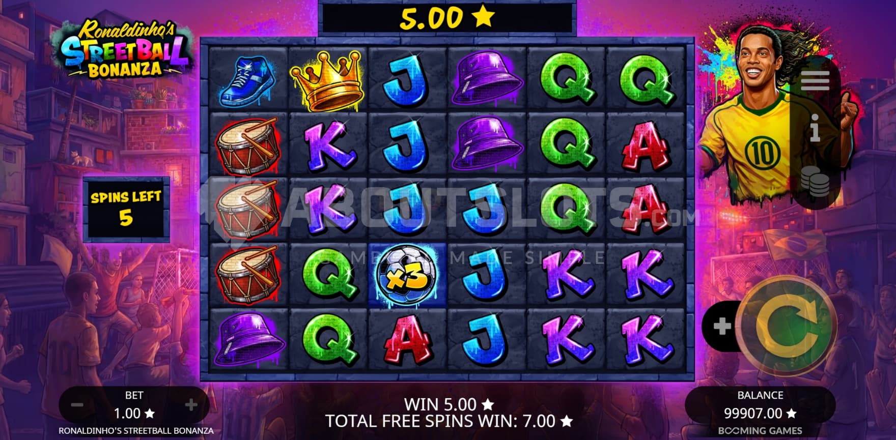 Multiplier Symbol part of a winning combination