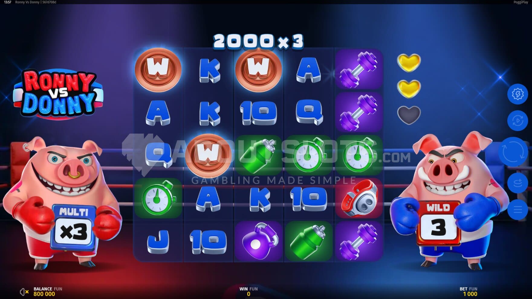 The Final Showdown comes in 2 stages, which can set up additional Wilds and Multipliers for the bonus game