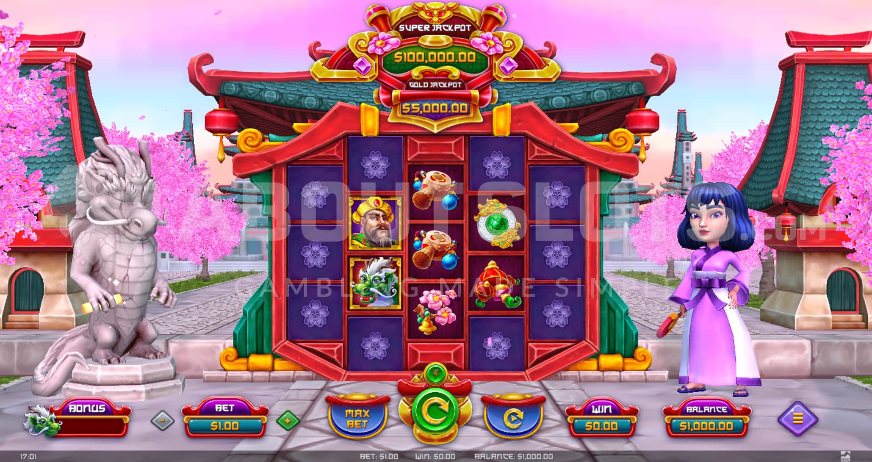 Cherry Blossom in backdrop