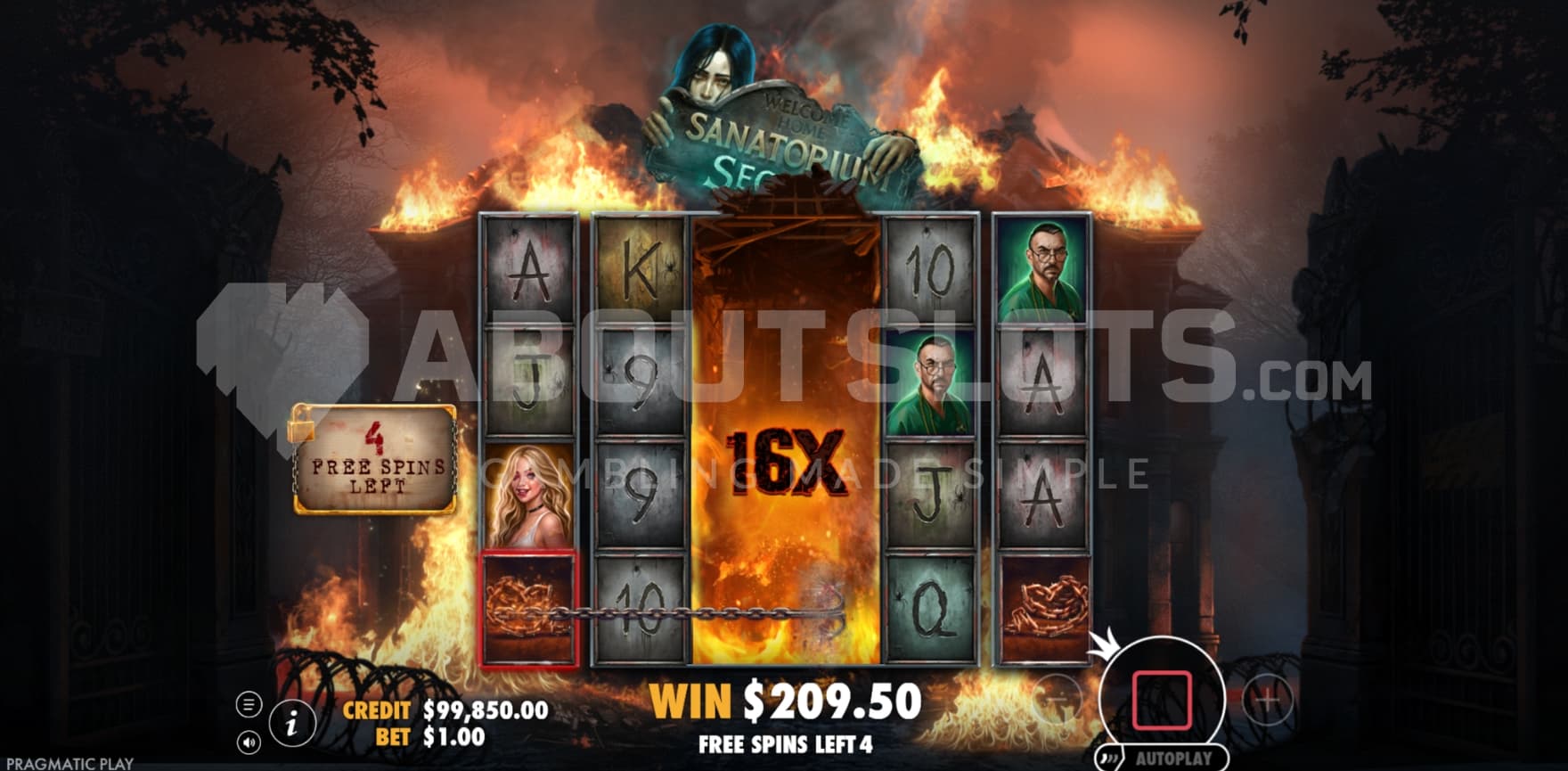 Wild Multiplier in the middle of the reels