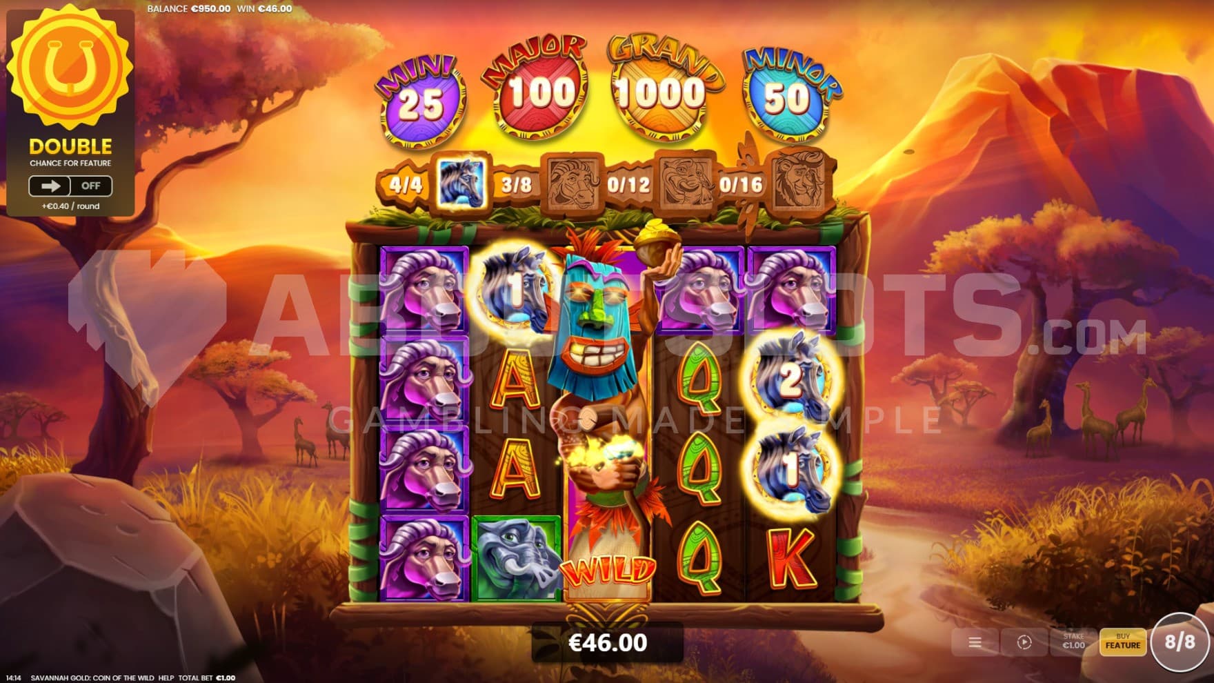 Wild Collector on reel 3