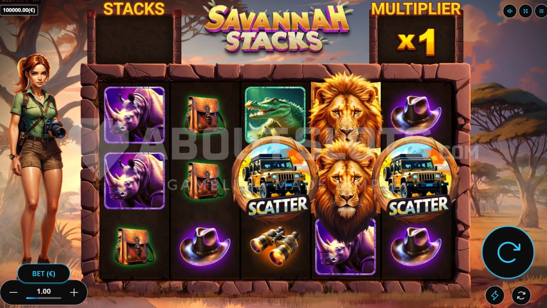 Scatter Symbol on reels 4 and 5