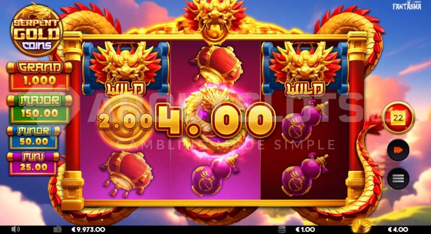 Wild Symbols on reels 1 and 3