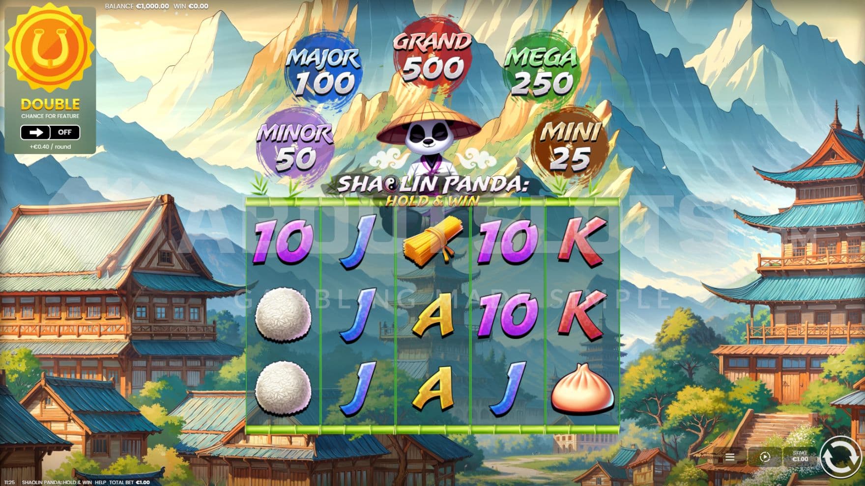 Mountains in the background