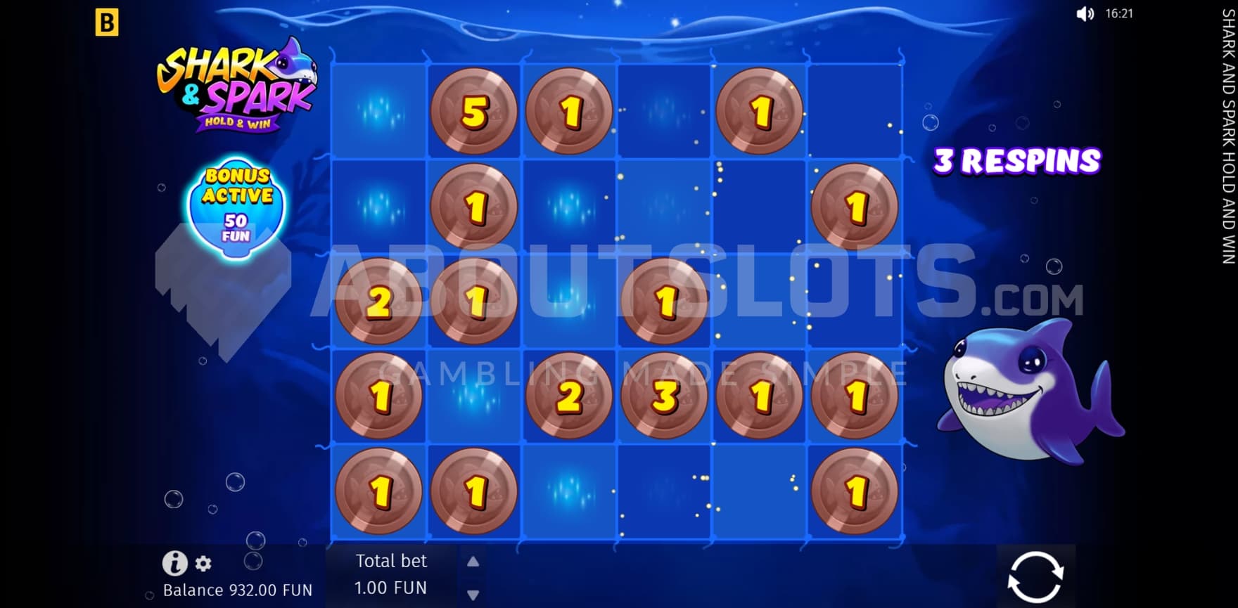 Coin Symbols in view