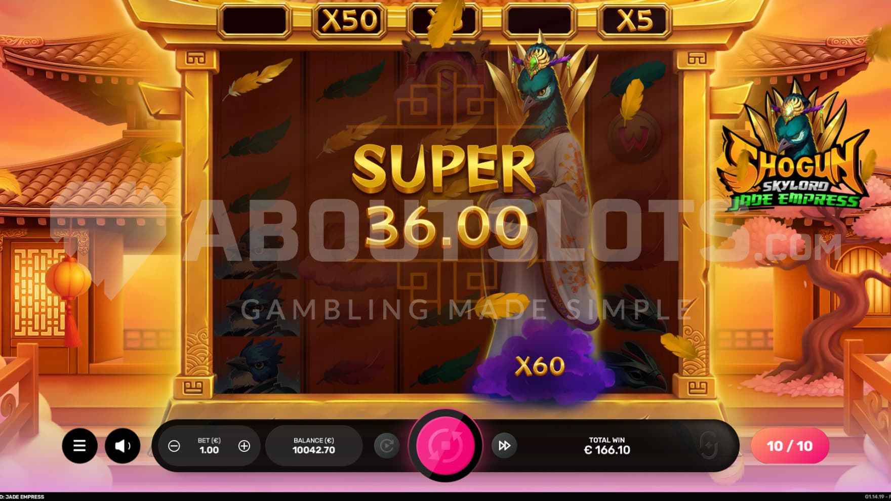 Set in a golden temple, The Jade Empress can now show up during the Free Spins