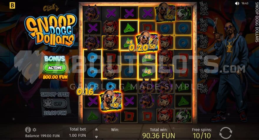 Wild Multiplier on reel 2 and 4