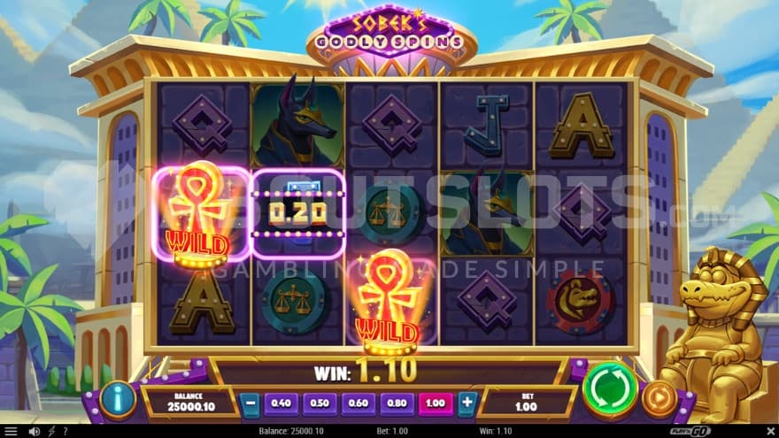 Wild Symbols on reel 1 and 3