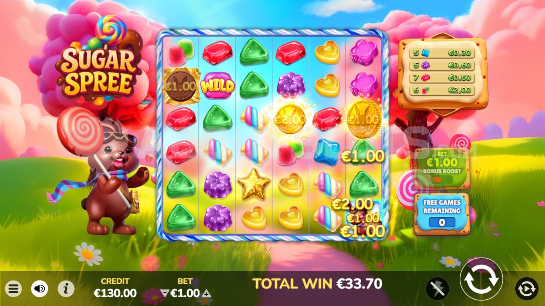 Collect Symbol on reel 6