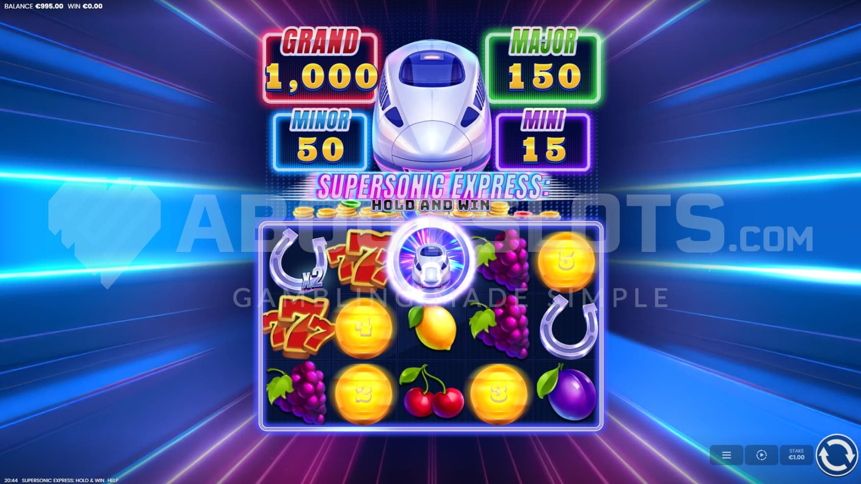 Collect Train on reel 3