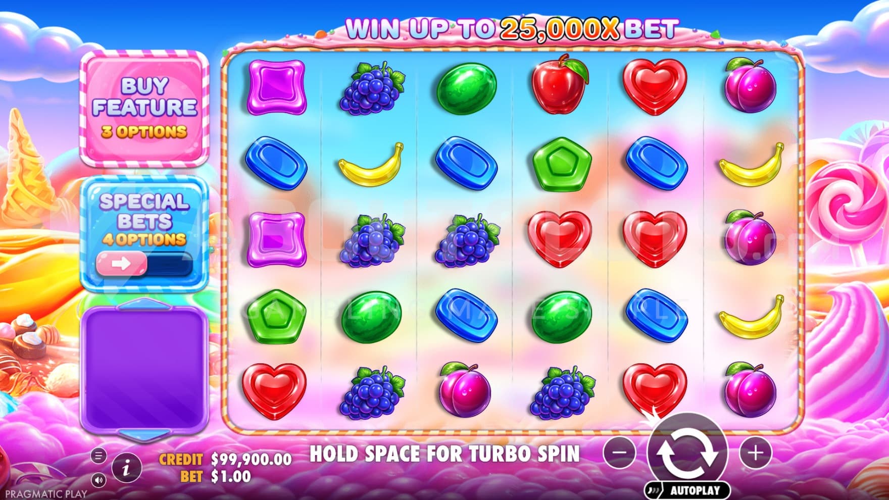The game comes with the same visuals as its previous iterations, sitting in a wide candy filled land