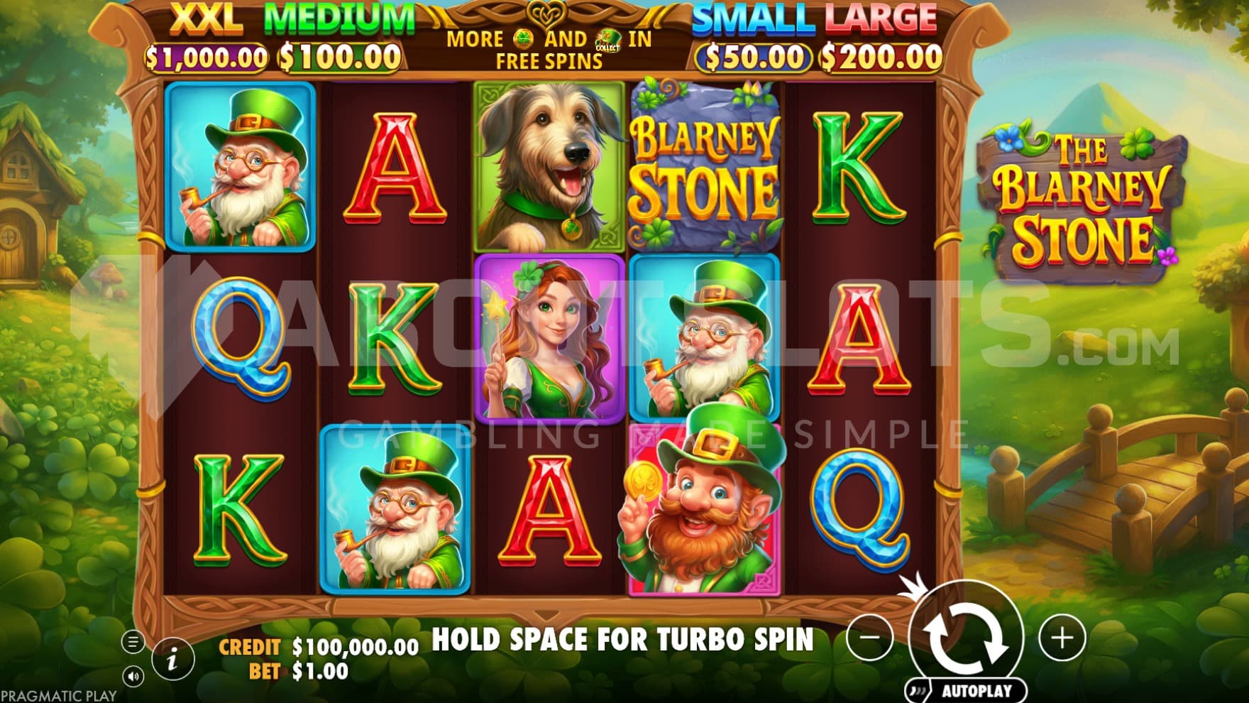 The visuals are all what you would expect from a Leprechaun-themed games, with rainbows, clovers, and fairies in abundance