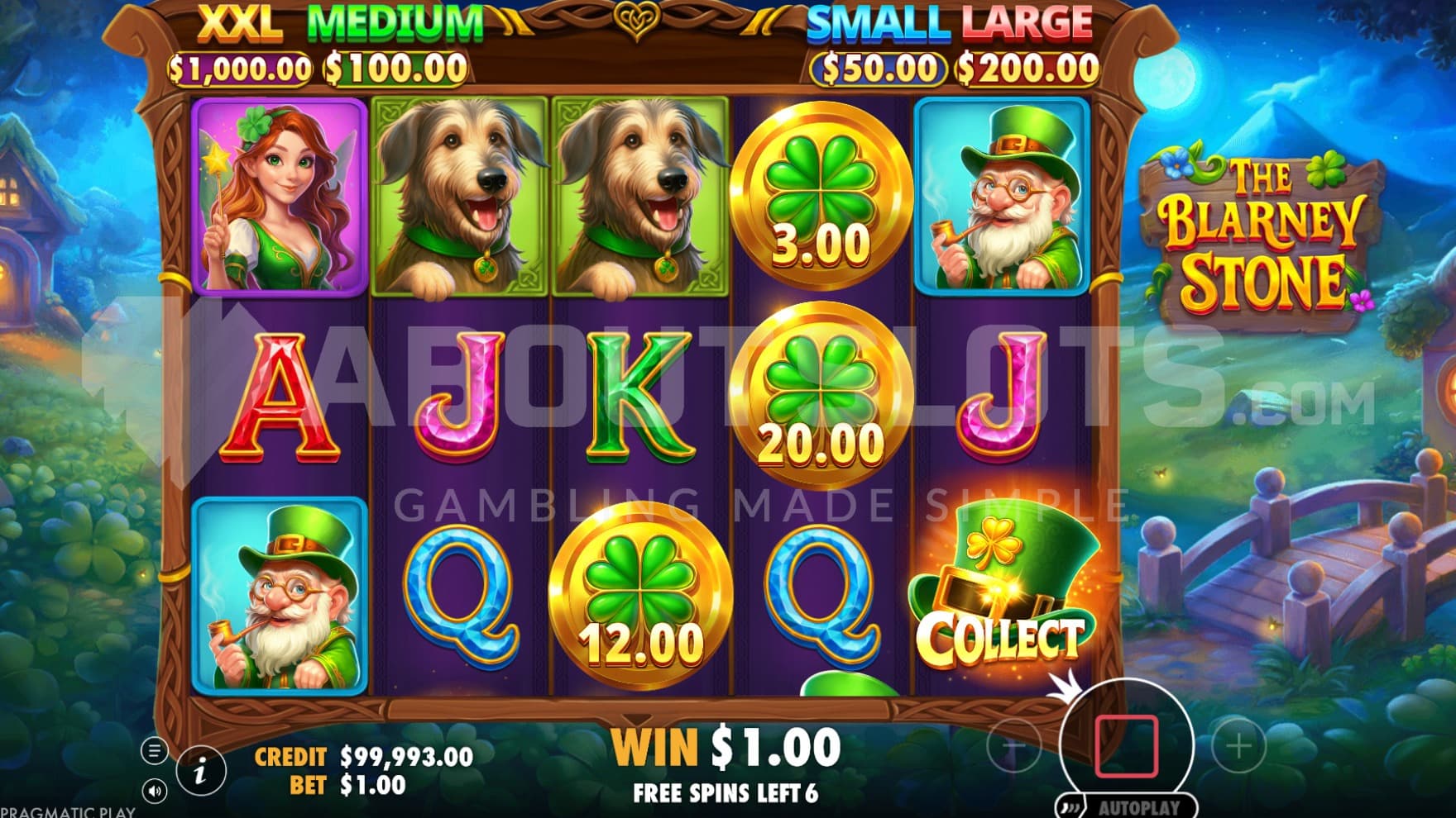The Free Spins bring extra Coins and Collects to the reels for more wins