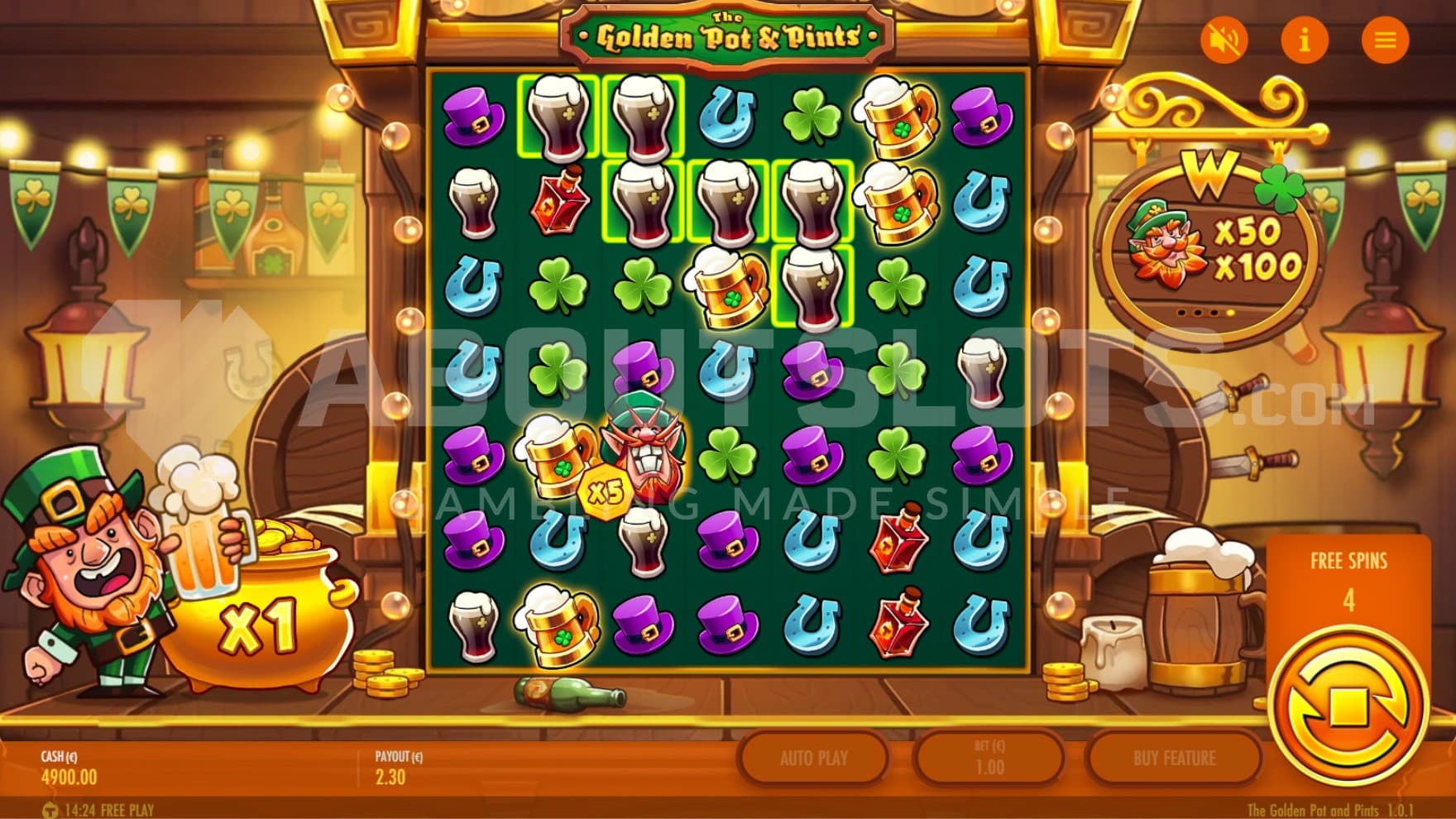 4 Free Spins