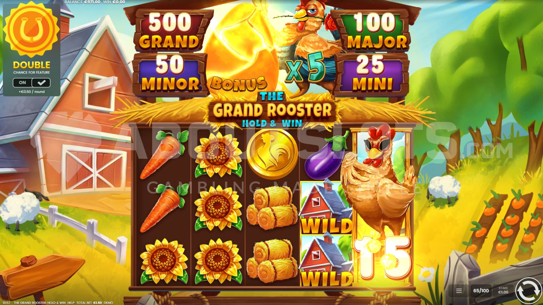 Treasure Chicken on reel 5