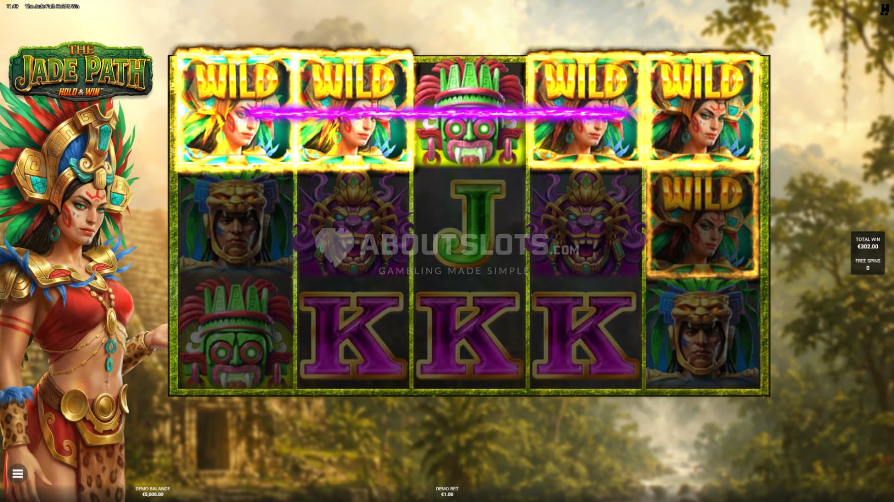 Sticky Wilds can line up in perfect ways during the Warrior Riches feature