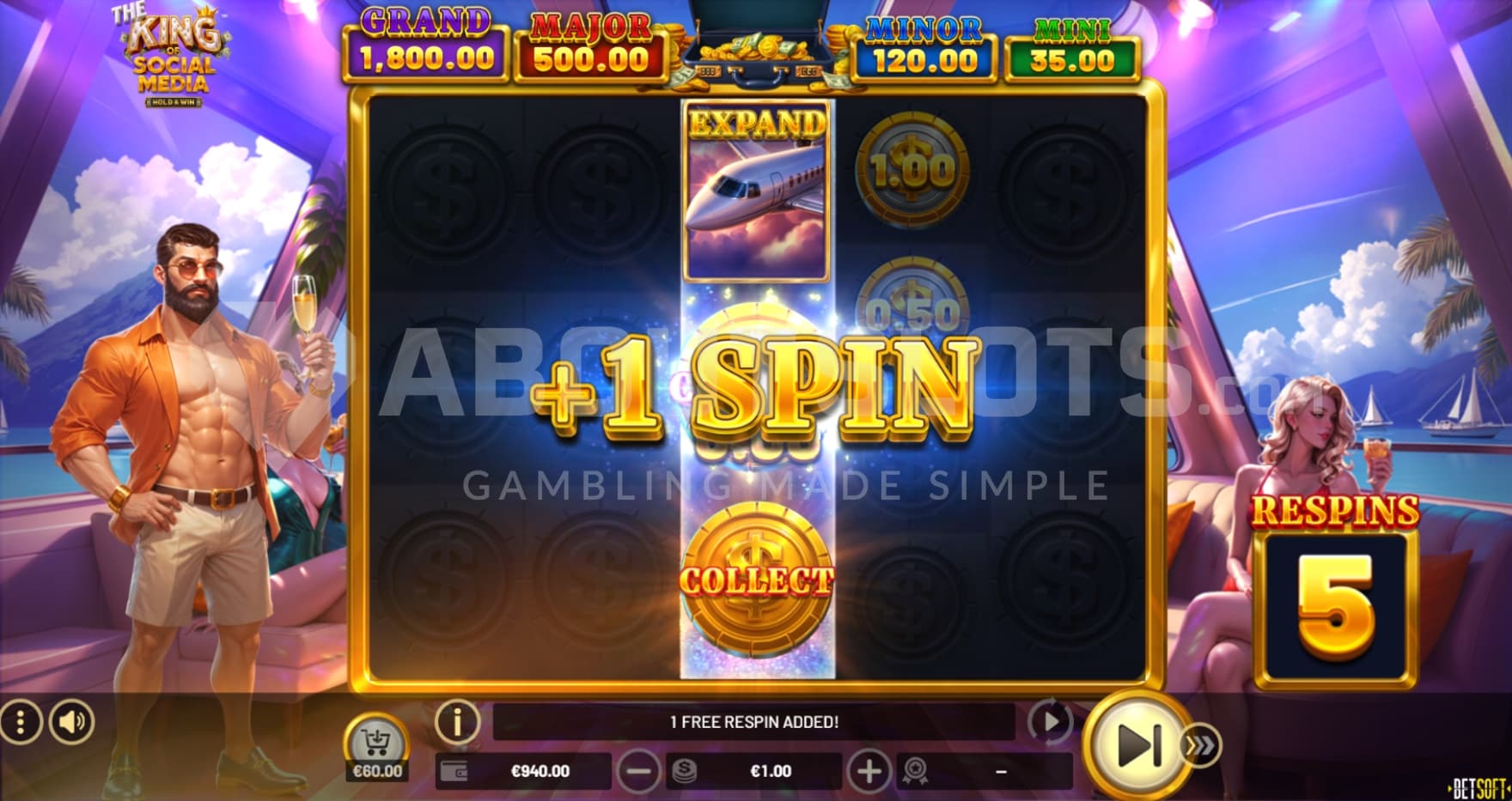 +1 Spin Symbol in view