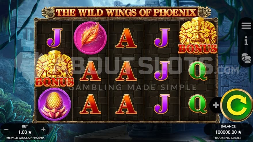 Scatter Symbols on reel 1 and 5