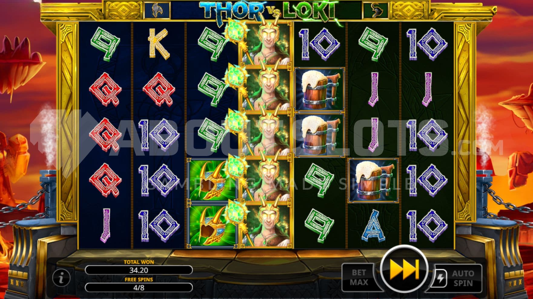 Loki Symbol on reel 4