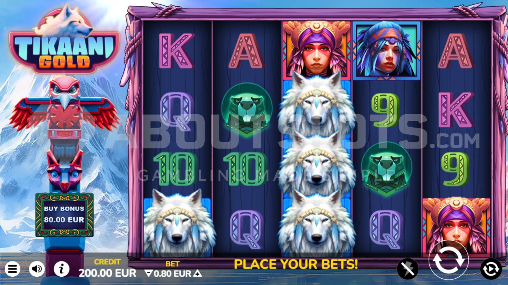 Bonus Buy on left side